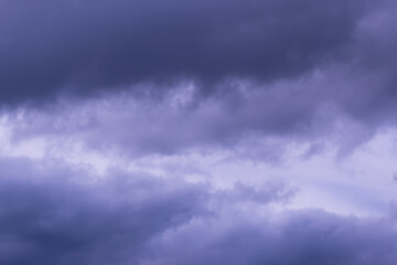 Obraz premium Dark storm clouds before rain