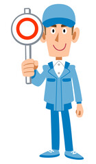 作業着の男性　正解　正しい
