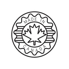 Made in Canada label