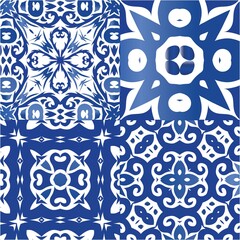 Antique portuguese azulejo ceramic.