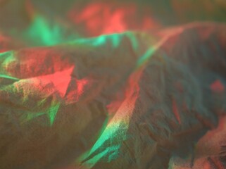 Beautiful white tissue paper with colorful light ,abstract colorful background, sweet color for card design