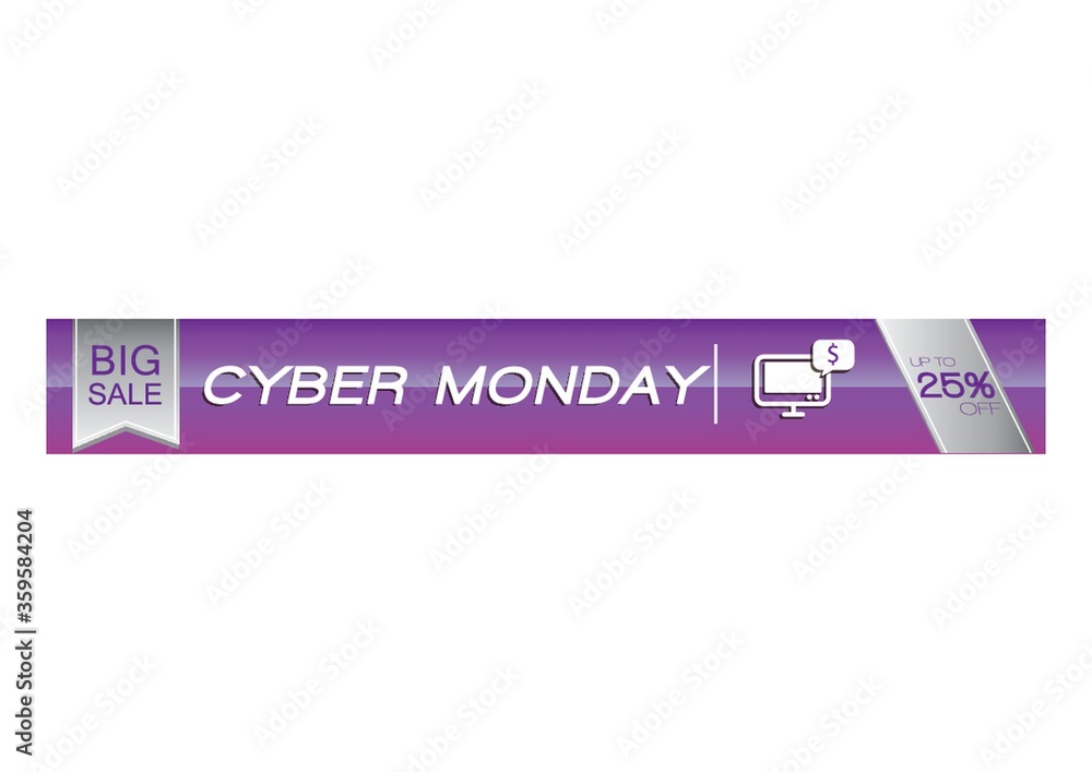 Poster Cyber Monday sale