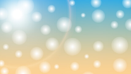 summer background with flare and bokeh