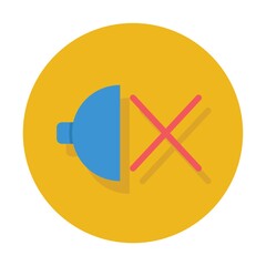 Fototapeta premium mute icon
