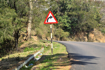 Beautiful  Road Side View Of Himachal Pradesh India