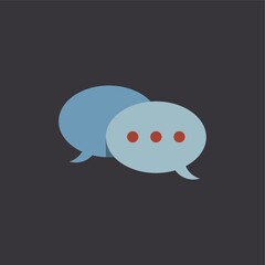 A chat icon illustration.