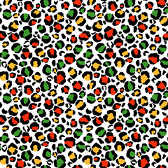 Kwanzaa Seamless Pattern - Colorful repeating pattern design for Kwanzaa