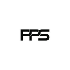 pps letter original monogram logo design