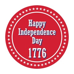 us independence day label