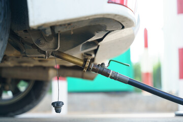 Filling autogas LPG or liquid petroleum gas