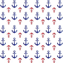 A seamless anchor pattern illustration.