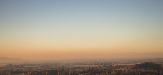 sunrise in the mountains