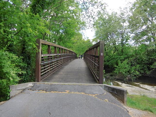 old wooden bridge