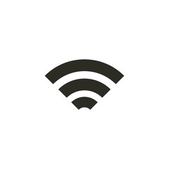 A wireless signal icon illustration.