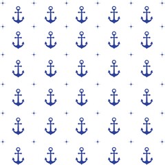 A seamless anchor pattern illustration.
