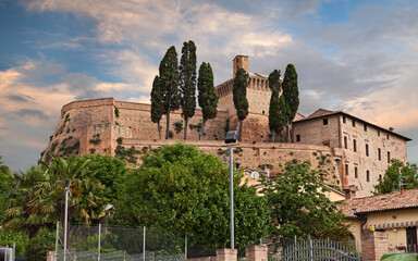 Meldola, Forli-Cesena, Emilia Romagna, Italy: the ancient fortress in the old town