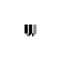 Letter W DOT Logo. A Letter Design Vector
