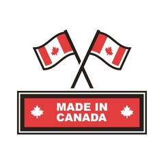 Made in canada label