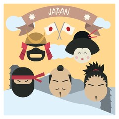 Japanese traditional attire set