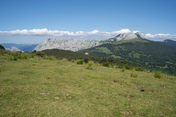 Fototapeta premium landscape in basque mountains