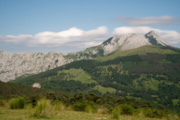 Fototapeta premium landscape in basque mountains