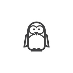 A penguin illustration.