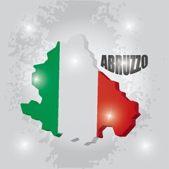 Abruzzo map