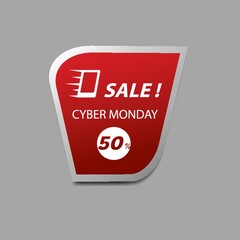 cyber monday sale sticker