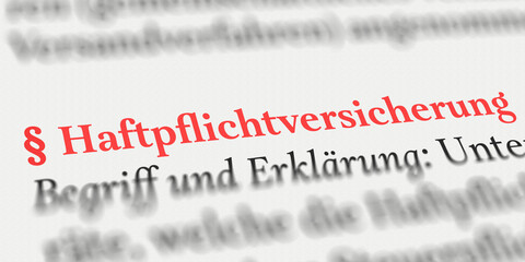 Haftpflichtversicherung