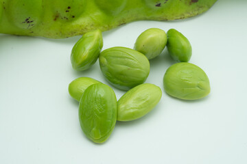 Bettter beans on white background