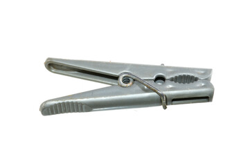 clothespin isolated on white background