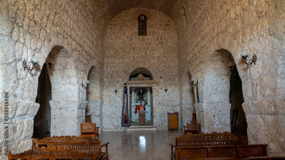 Wall mural Mor Gabriel Deyrulumur Monastry is the oldest surviving Syriac Orthodox monastery, Turkey