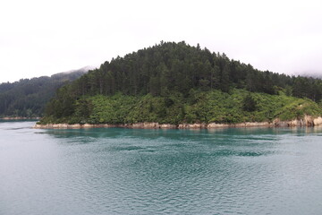 Fjord du détroit de Cook, Nouvelle Zélande