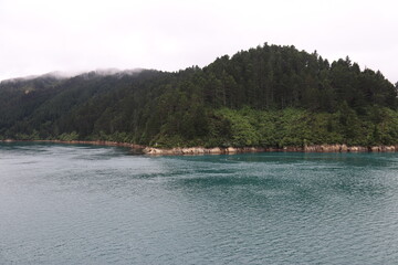 Fjord du détroit de Cook, Nouvelle Zélande