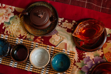 Obraz na płótnie Canvas chinese tea ceremony