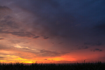 Obraz na płótnie Canvas Sonnenuntergang auf Mauritius