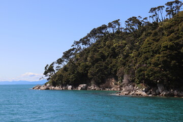 Littoral du parc Abel Tasman, Nouvelle Zélande