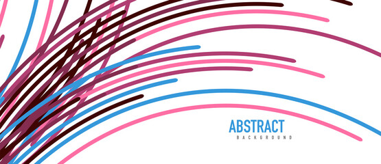 Аbstract moving colorful lines vector backgrounds for cover, placard, poster, banner or flyer