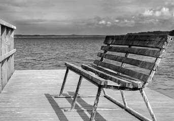 bench on the lake © Margo