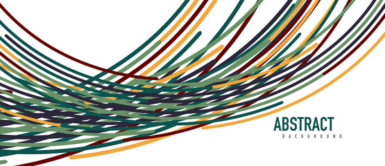 Аbstract moving colorful lines vector backgrounds for cover, placard, poster, banner or flyer