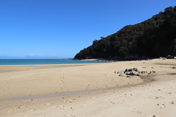 Plage du parc Abel Tasman, Nouvelle Zélande	