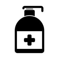 hand sanitizers , silhouette style icon