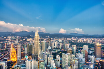 Kuala Kumpur Skyline at Sunset