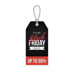 black friday sale tag