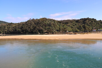 Plage du parc Abel Tasman, Nouvelle Z&eacute;lande	