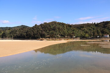 Plage du parc Abel Tasman, Nouvelle Z&eacute;lande	