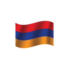 Obraz premium Armenia flag. Simple vector. National flag of Armenia 