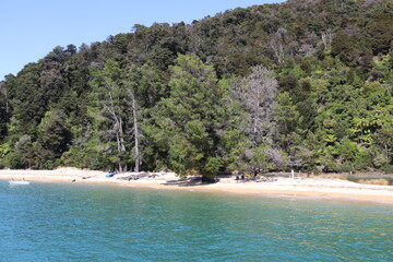 Plage du parc Abel Tasman, Nouvelle Zélande