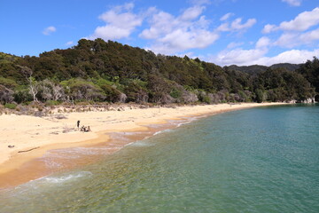 Plage du parc Abel Tasman, Nouvelle Z&eacute;lande