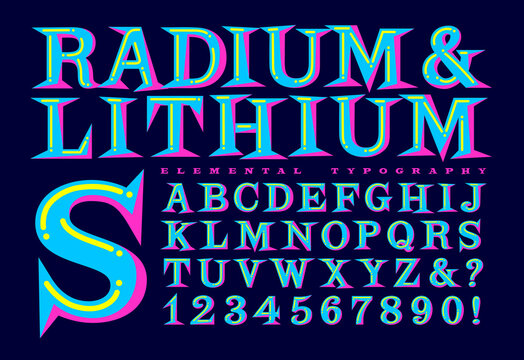 Radium and Lithium is a Whimsical, Brightly Colored, and Kid-friendly Alphabet
